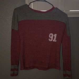 Pink and Gray Long Sleeve